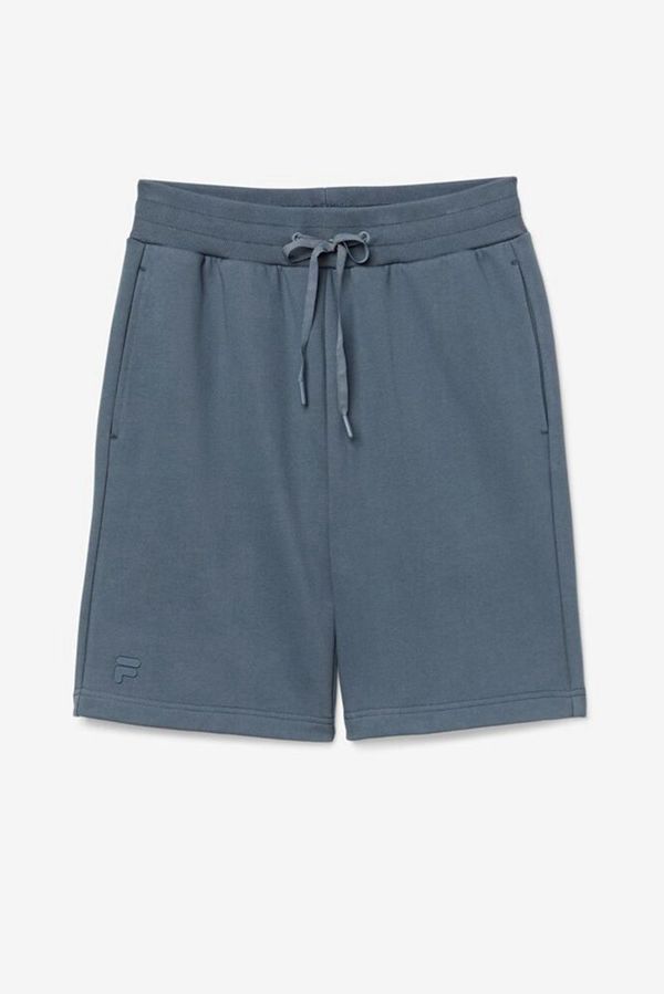 Fila Taylor French Terry Drawstring Men's Shorts - Lightslategray,NZ 169-23908